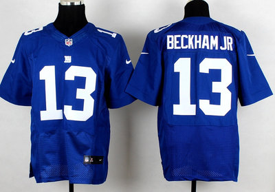 Nike New York Giants Football Jersey #`13 Beckham JrBlue