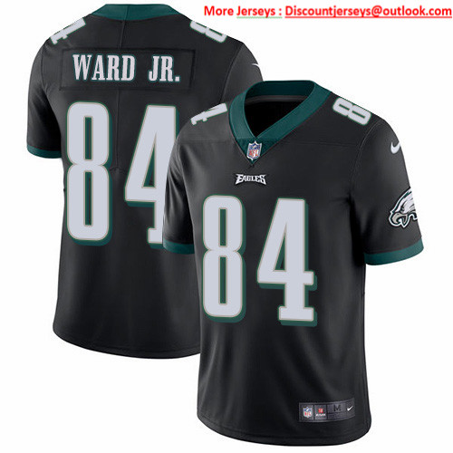 Nike Eagles #84 Greg Ward Jr. Black Alternate Men's Stitched NFL Vapor Untouchable Limited Jersey