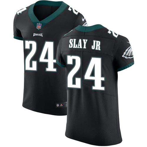 Nike Eagles #24 Darius Slay Jr Black Alternate Men's Stitched NFL New Elite Jersey