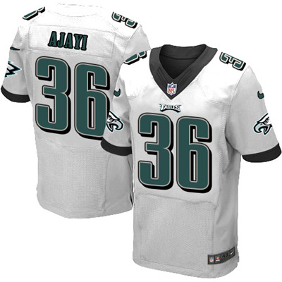 Nike Eagles #36 Jay Ajayi White Men's Stitched NFL New Elite Jersey