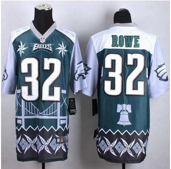 New Philadelphia Eagles #32 Eric Rowe Midnight Green Men's Stitched NFL Elite Noble Fashion jersey