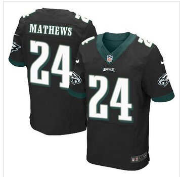 New Philadelphia Eagles #24 Ryan Mathews Black Alternate Men's Stitched NFL New Elite jersey
