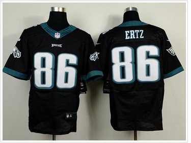 NEW Philadelphia Eagles #86 Zach Ertz Black Alternate NFL New Elite Jersey