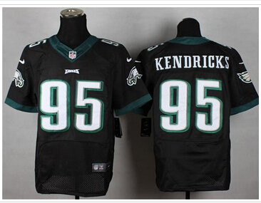 NEW Philadelphia Eagles #95 Mychal Kendricks Black Alternate NFL New Elite jersey