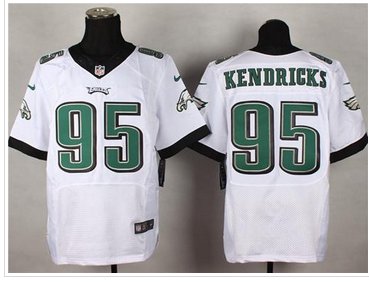 NEW Philadelphia Eagles #95 Mychal Kendricks White NFL New Elite Jersey
