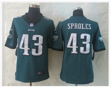New Philadelphia Eagles #43 Darren Sproles Green Limited Jerseys