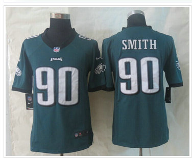 New Philadelphia Eagles #90 Marcus Smith Green Limited Jerseys