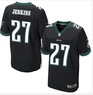 NEW Philadelphia Eagles #27 Malcolm Jenkins Black NFL Elite Jersey