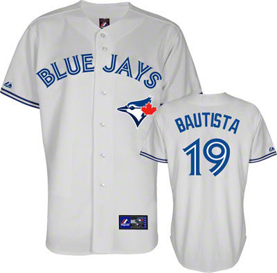 Jose Bautista #19 Jersey White Toronto Blue Jays Jersey