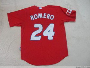 Toronto Blue Jays 24 Romero Red Jerseys