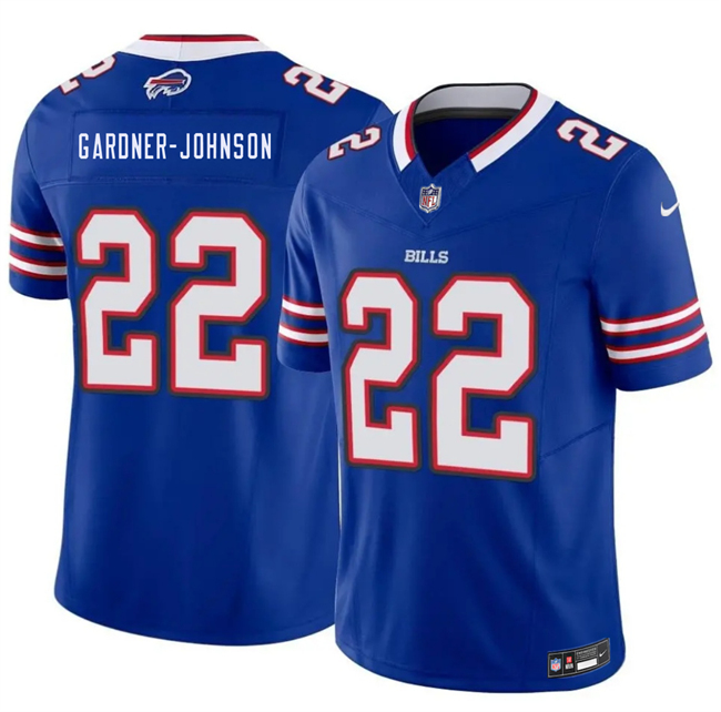 Men's Buffalo Bills #22 C.J. Gardner-Johnson Blue 2026 F.U.S.E. Vapor Untouchable Limited Stitched Football Jersey Men's Buffalo Bills #22 C.J. Gardner-Johnson Blue 2026 F.U.S.E. Vapor Untouchable Limited Stitched Football Jersey