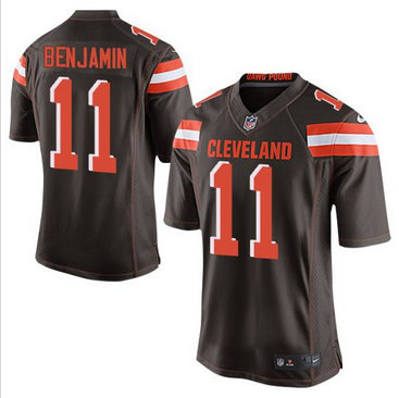 Nike Cleveland Browns #11 Travis Benjamin Brown Team Color Men's Stitched NFL New Elite Jersey