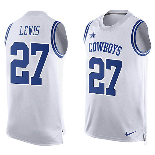 Nike Cowboys #27 Jourdan Lewis White Men's Player Name & Number Tank Top NFL Limited Jersey