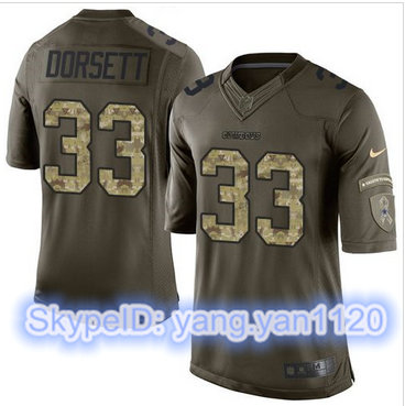 Nike Dallas Cowboys #33 Tony Dorsett Green Men's Stitched NFL Limited Salute To Service Jersey