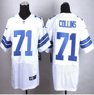 New Dallas Cowboys #71 La'el Collins White Men's Stitched NFL Elite Jersey