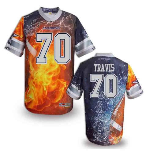 New Dallas Cowboys 70# Zack Martin Team Color NFL Elite Fanatical Version Jerseys