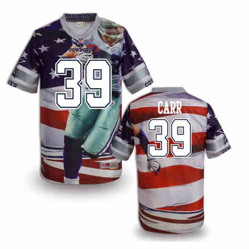 New Dallas Cowboys 39# Brandon Carr Color NFL Elite Fanatical Version Jersey