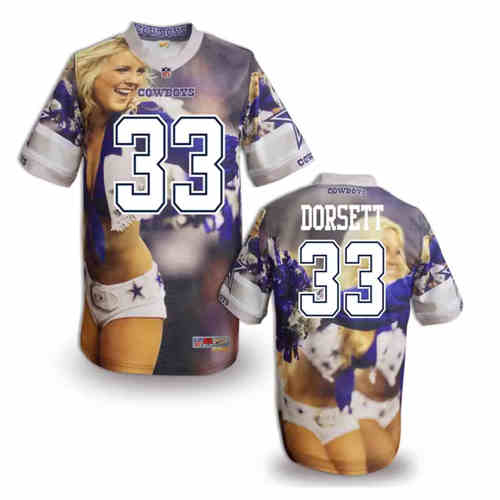 New Dallas Cowboys 33 Tony Dorsett Color NFL Elite Fanatical Version Jerseys