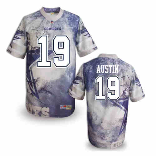 New Dallas Cowboys 19 Miles Austin Color NFL Elite Fanatical Version Jersey