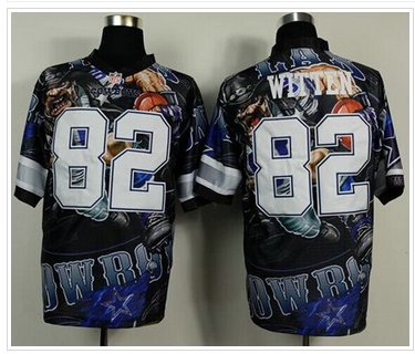 NEW Dallas Cowboys #82 Jason Team Color NFL Elite Fanatical Version Jersey