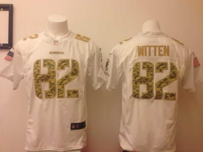 NEW Dallas Cowboys 82 Jason Witten White Jerseys(game USA)