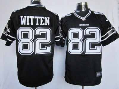 NEW Dallas Cowboys #82 Jason Witten Thankgivings black jerseys(Limited)