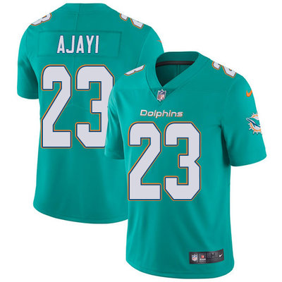 Nike Dolphins #23 Jay Ajayi Aqua Green Team Color Men's Stitched NFL Vapor Untouchable Limited Jersey