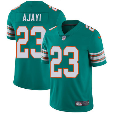 Nike Dolphins #23 Jay Ajayi Aqua Green Alternate Men's Stitched NFL Vapor Untouchable Limited Jersey