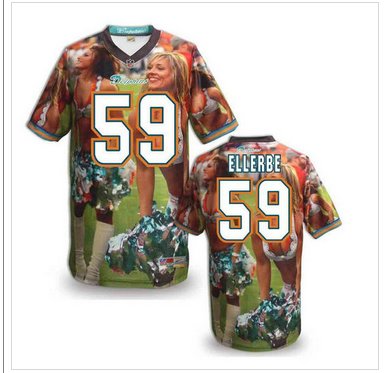 Miami Dolphins #59 ELLERBE Men's Stitched NFL Elite Fanatical Version Jersey (4)