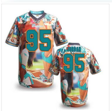 Miami Dolphins #95 JORDAN Men's Stitched NFL Elite Fanatical Version Jersey (5)