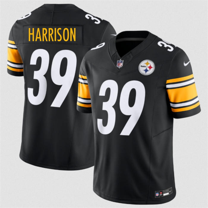 Men's Pittsburgh Steelers #39 Malik Harrison Black 2026 F.U.S.E. Vapor Limited Stitched Football Jersey