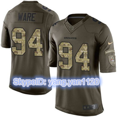 Nike Broncos #94 DeMarcus Ware Green Youth Stitched NFL Limited Salute to Service Jersey