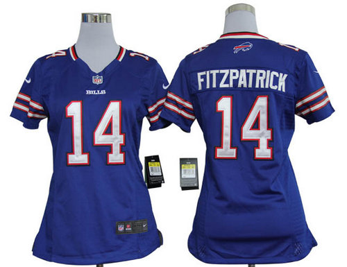 Women Nike Buffalo Bills 14 Ryan Fitzpatrick Game Jerseys