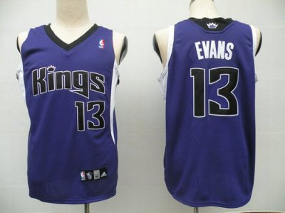 Sacramento Kings 13 Tyreke Evans Purple