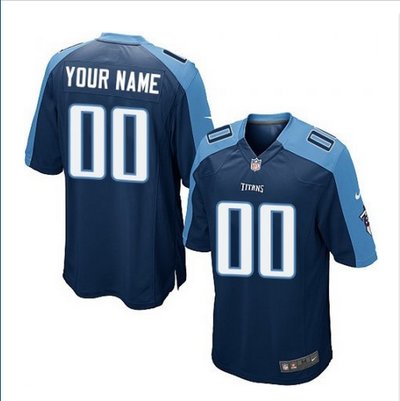 Youth Nike Tennessee Titans Customized Limited Navy Blue Alternate NFL Jersey