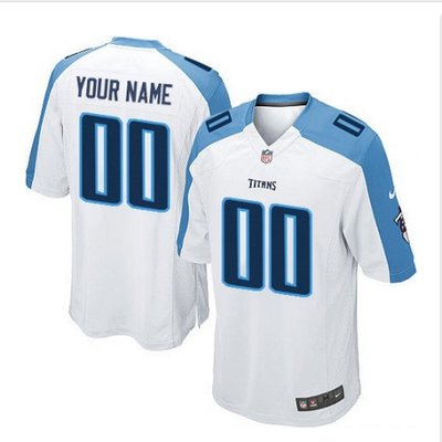 Youth Nike Tennessee Titans Customized Limited White NFL Jersey