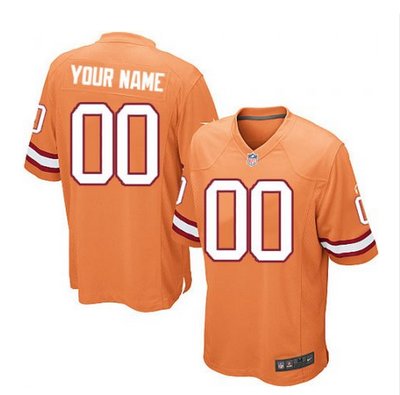 Youth Nike Tampa Bay Buccaneers Customized Elite Orange Glaze Alternate NFL Jersey