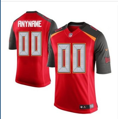 Youth Nike Tampa Bay Buccaneers Customized Elite Red Team Color NFL Jersey