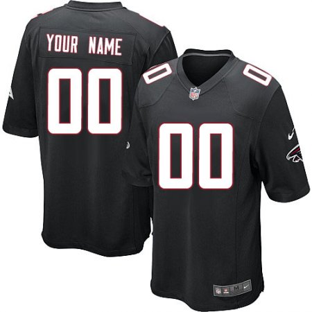 Youth Nike Atlanta Falcons Customized Limited Black Alternate NFL Jersey