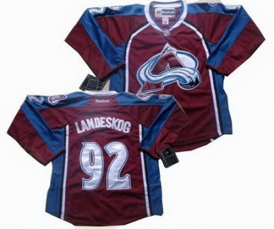 Colorado Avalanche #92 Gabriel Landeskog Red Jersey