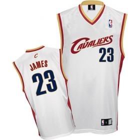 Cleveland Cavaliers Lebron James 23 Home Basketba white