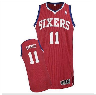 Revolution 30 Philadelphia 76ers 30 #21 Joel Embiid White Stitched NBA Jersey