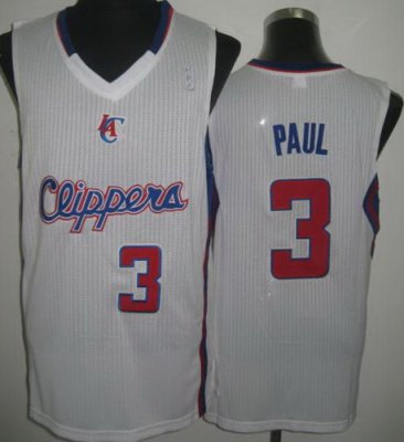 Los Angeles Clippers 3 Chris Paul White Revolution 30 NBA Jerseys