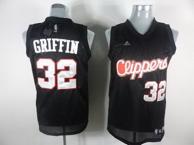 Los Angeles Clippers #32 Blake Griffin black Fashion Jersey