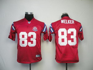 KIds Jerseys New England Patriots 83 Wes Welker Red 50th