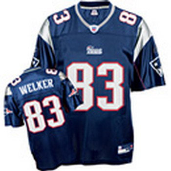 New England Patriots 83 Wes Welker Blue Youth Jerseys