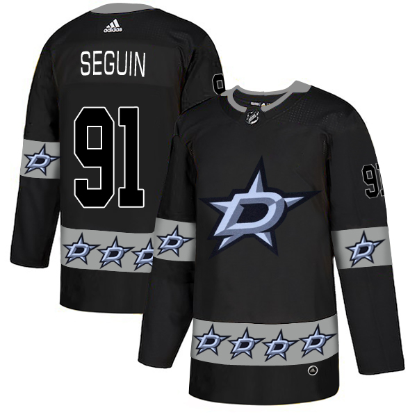 Stars 91 Tyler Black Team Logos Fashion Adidas Jersey