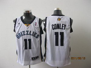 Memphis Grizzlies 11 CONLEY WHITE Jersey