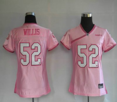 women Jerseys San Francisco 49ers 52 Patrick Willis pink