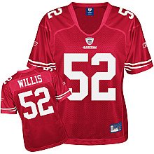 women Jerseys San Francisco 49ers 52 Patrick Willis red jerseys